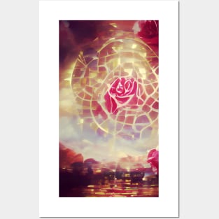 Cosmic Rose Posters and Art